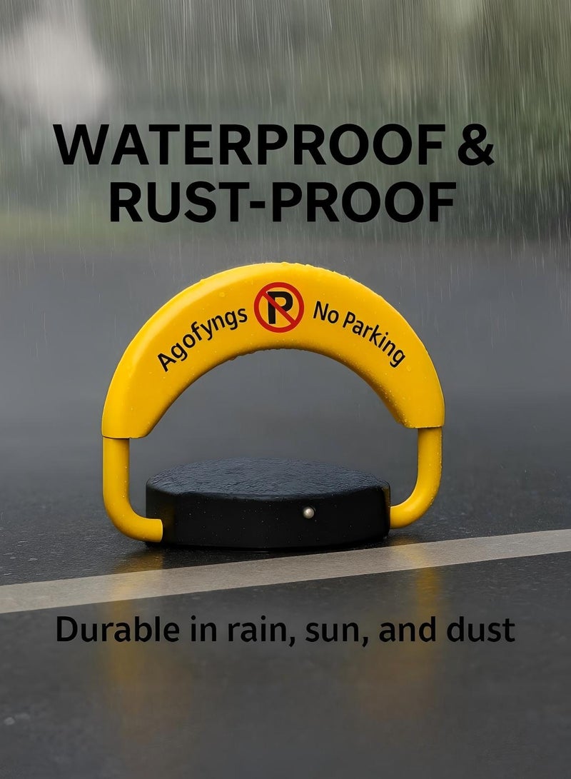 قفل وقوف بالتحكم عن بعد بعرض 45 سم - لاسلكي، مقاوم للاصطدام، مقاوم للماء IP67 للمواقف المحجوزة للسيارات الكهربائية/السيارات - Image 5